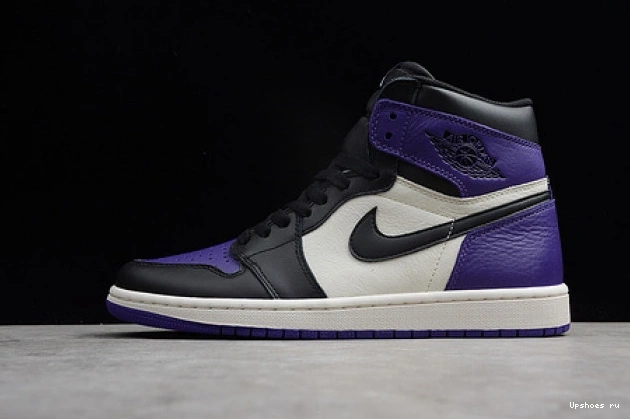 Purple' Retro 'Court Jordan 555088-501 High 1 OG Air 0720